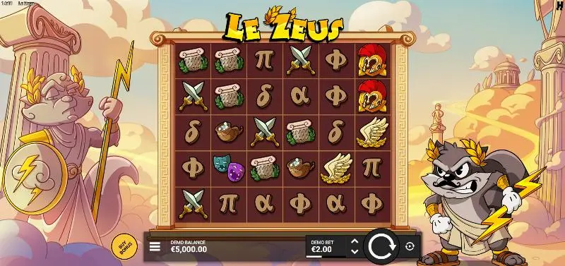 Le Zeus Slot Review screenshot 1